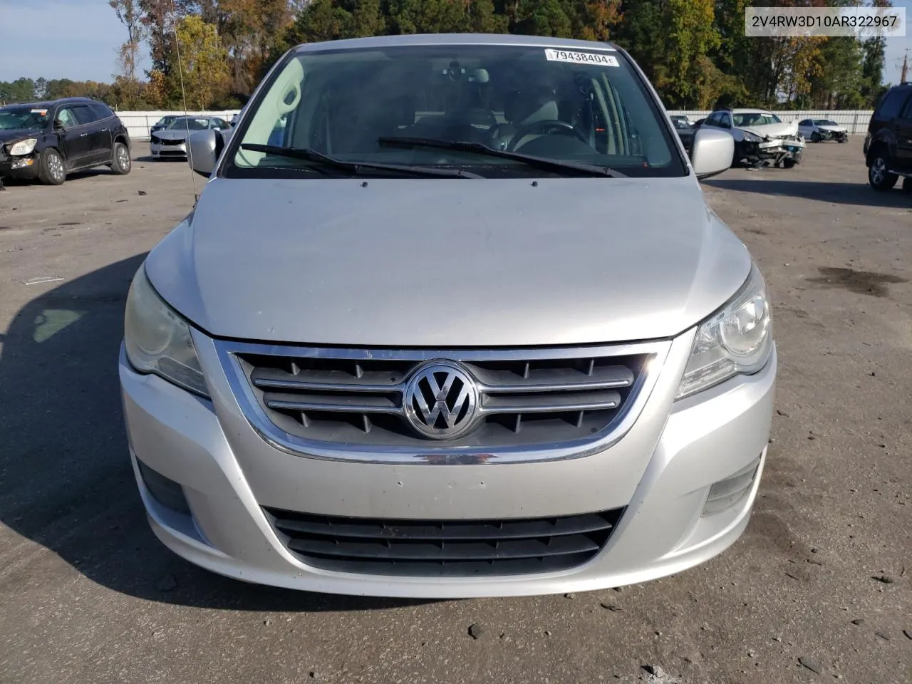 2010 Volkswagen Routan Se VIN: 2V4RW3D10AR322967 Lot: 79438404