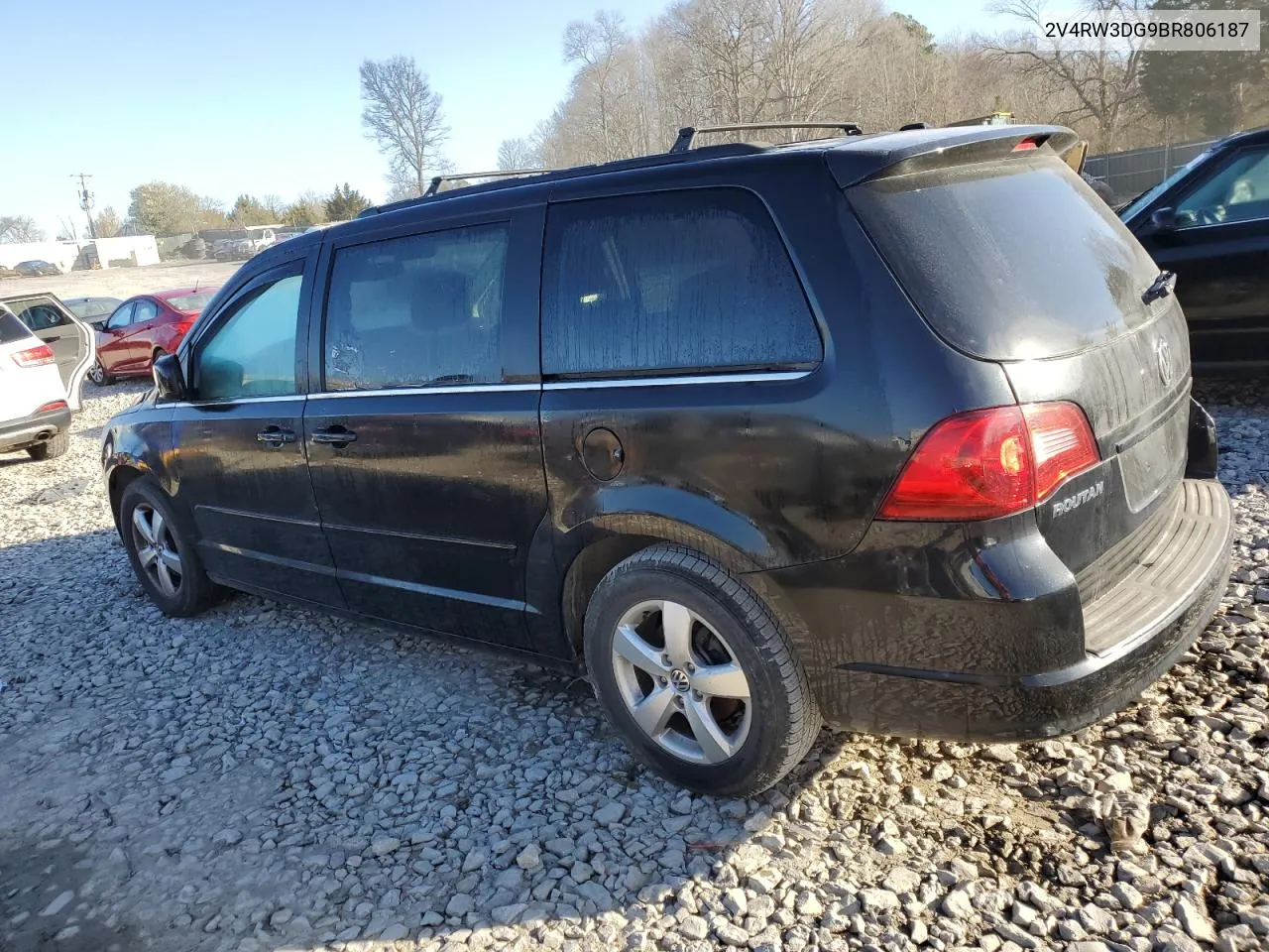 2011 Volkswagen Routan Se VIN: 2V4RW3DG9BR806187 Lot: 46438504