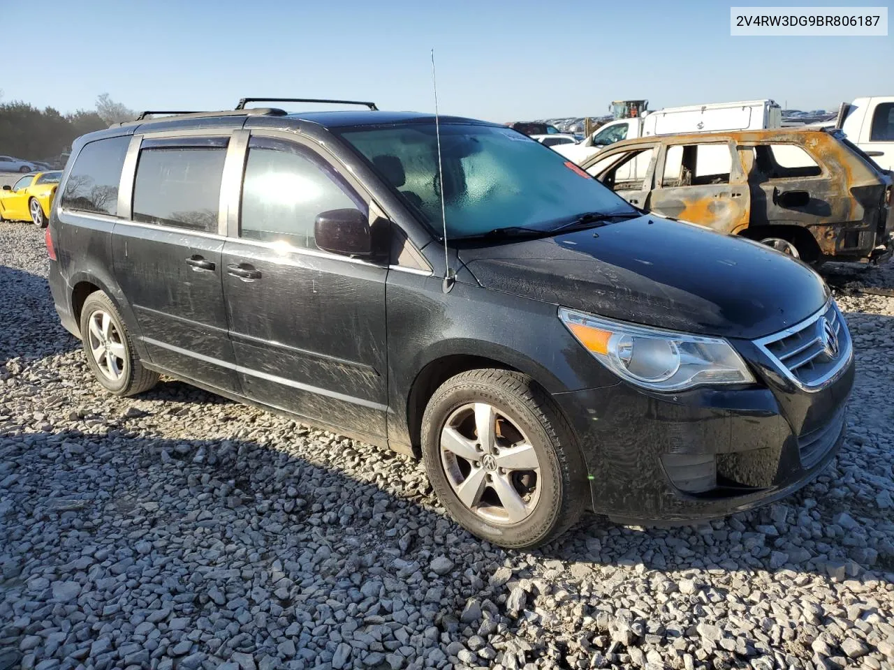 2011 Volkswagen Routan Se VIN: 2V4RW3DG9BR806187 Lot: 46438504