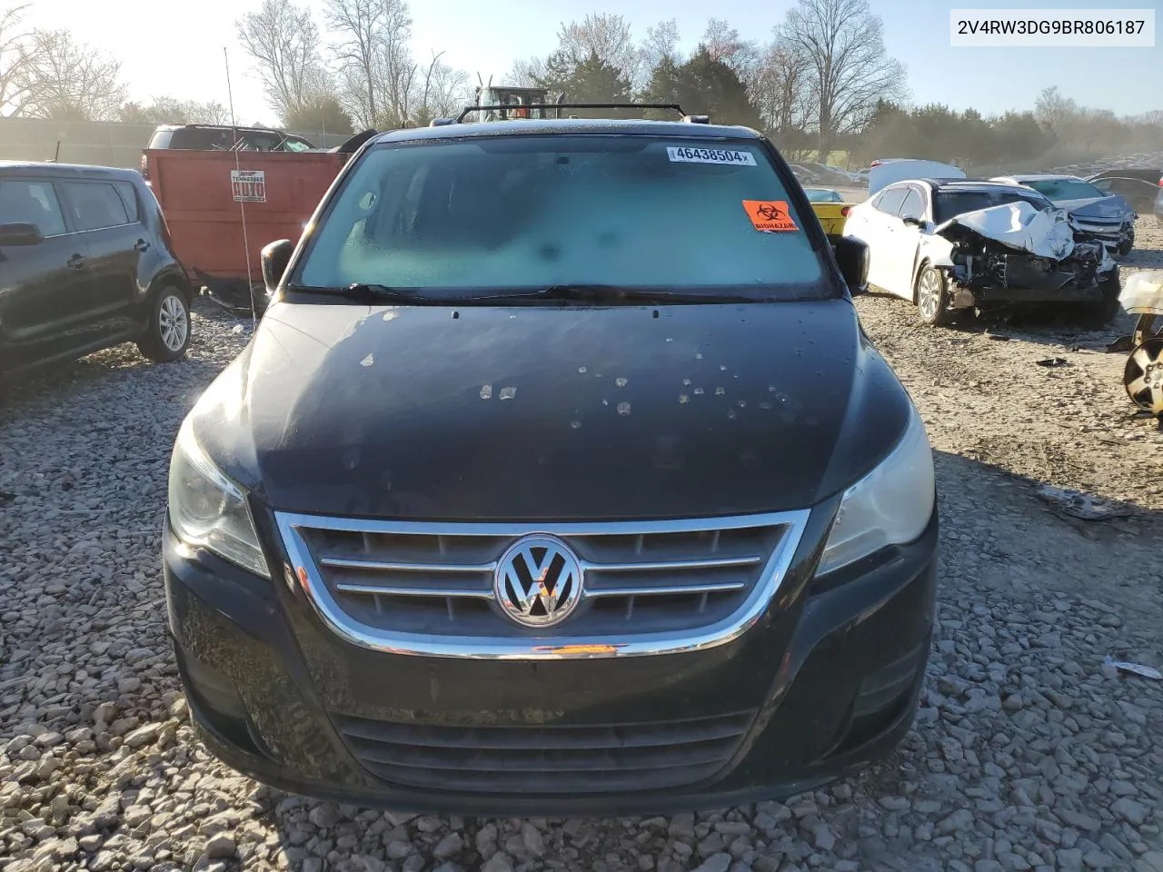 2011 Volkswagen Routan Se VIN: 2V4RW3DG9BR806187 Lot: 46438504