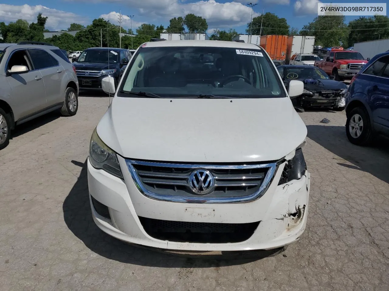 2011 Volkswagen Routan Se VIN: 2V4RW3DG9BR717350 Lot: 58409294