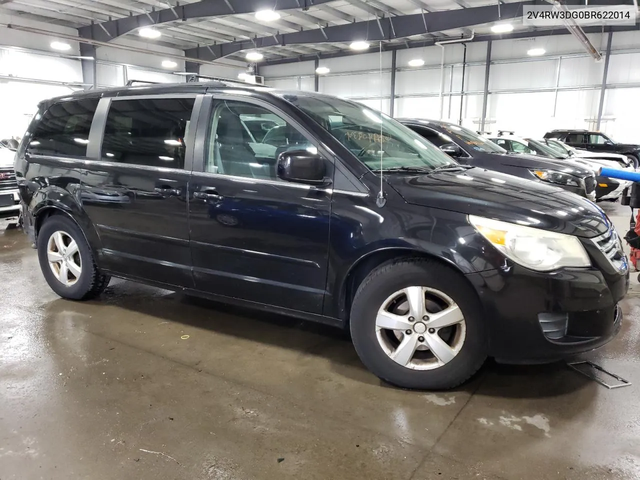 2011 Volkswagen Routan Se VIN: 2V4RW3DG0BR622014 Lot: 60940834