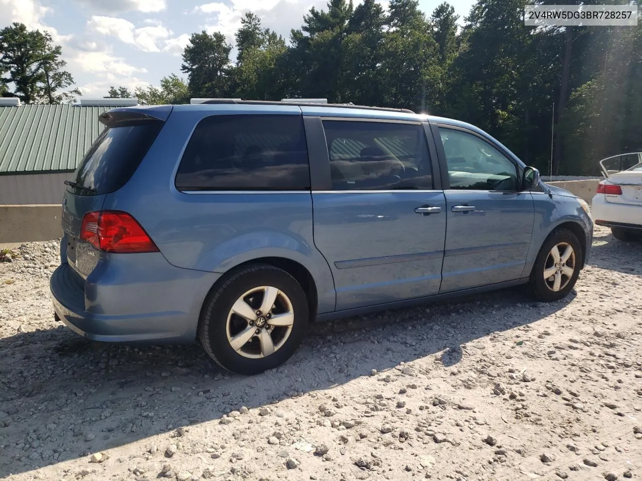 2011 Volkswagen Routan Sel VIN: 2V4RW5DG3BR728257 Lot: 68937504