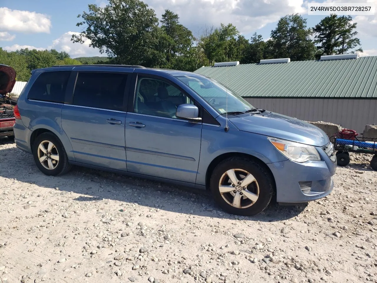 2011 Volkswagen Routan Sel VIN: 2V4RW5DG3BR728257 Lot: 68937504