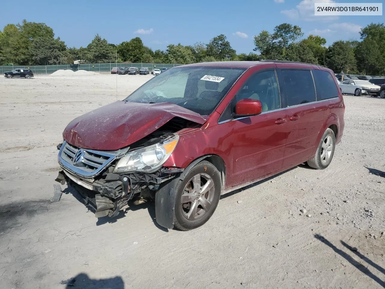 2011 Volkswagen Routan Se VIN: 2V4RW3DG1BR641901 Lot: 69421534