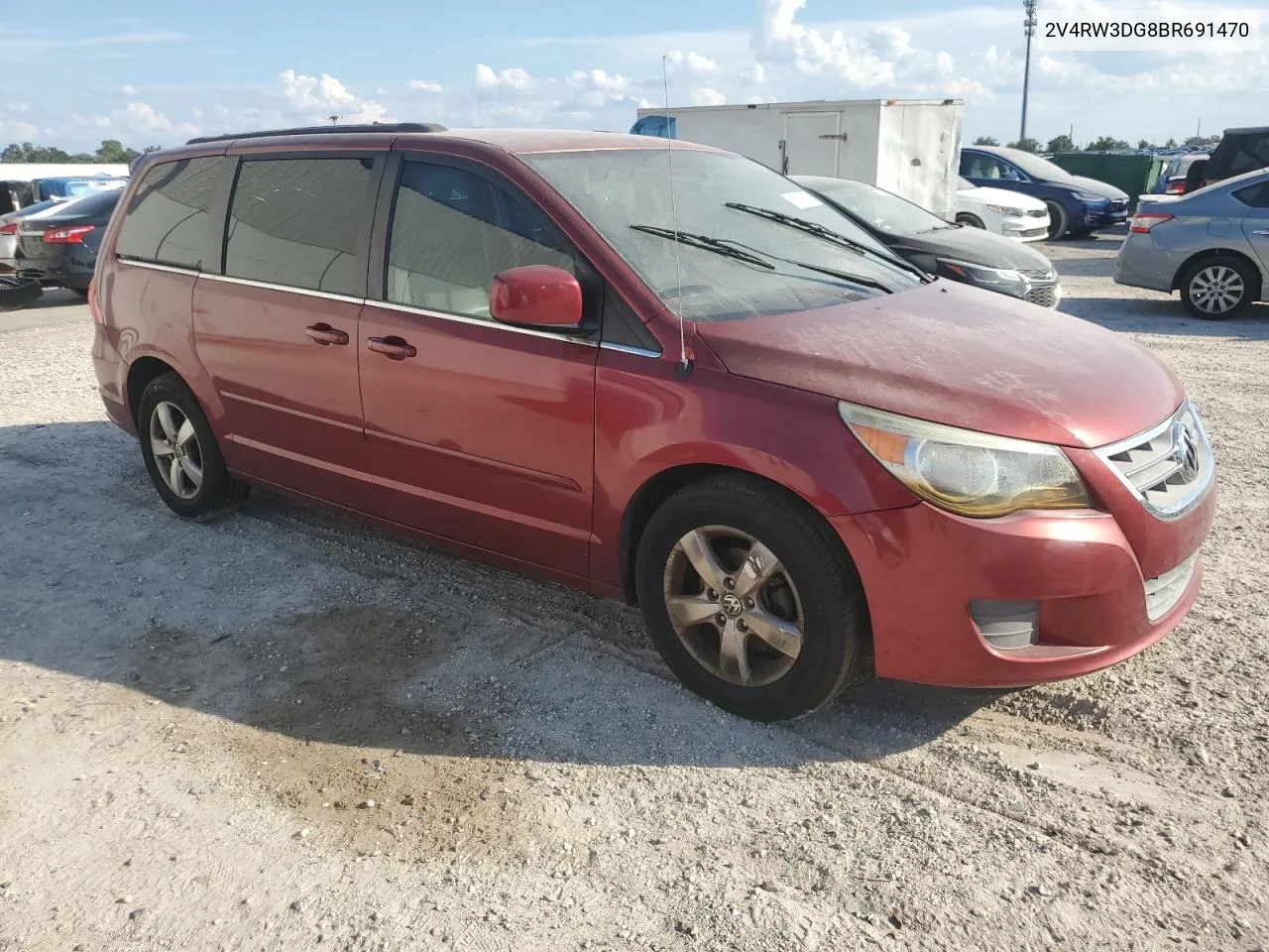 2011 Volkswagen Routan Se VIN: 2V4RW3DG8BR691470 Lot: 71763934