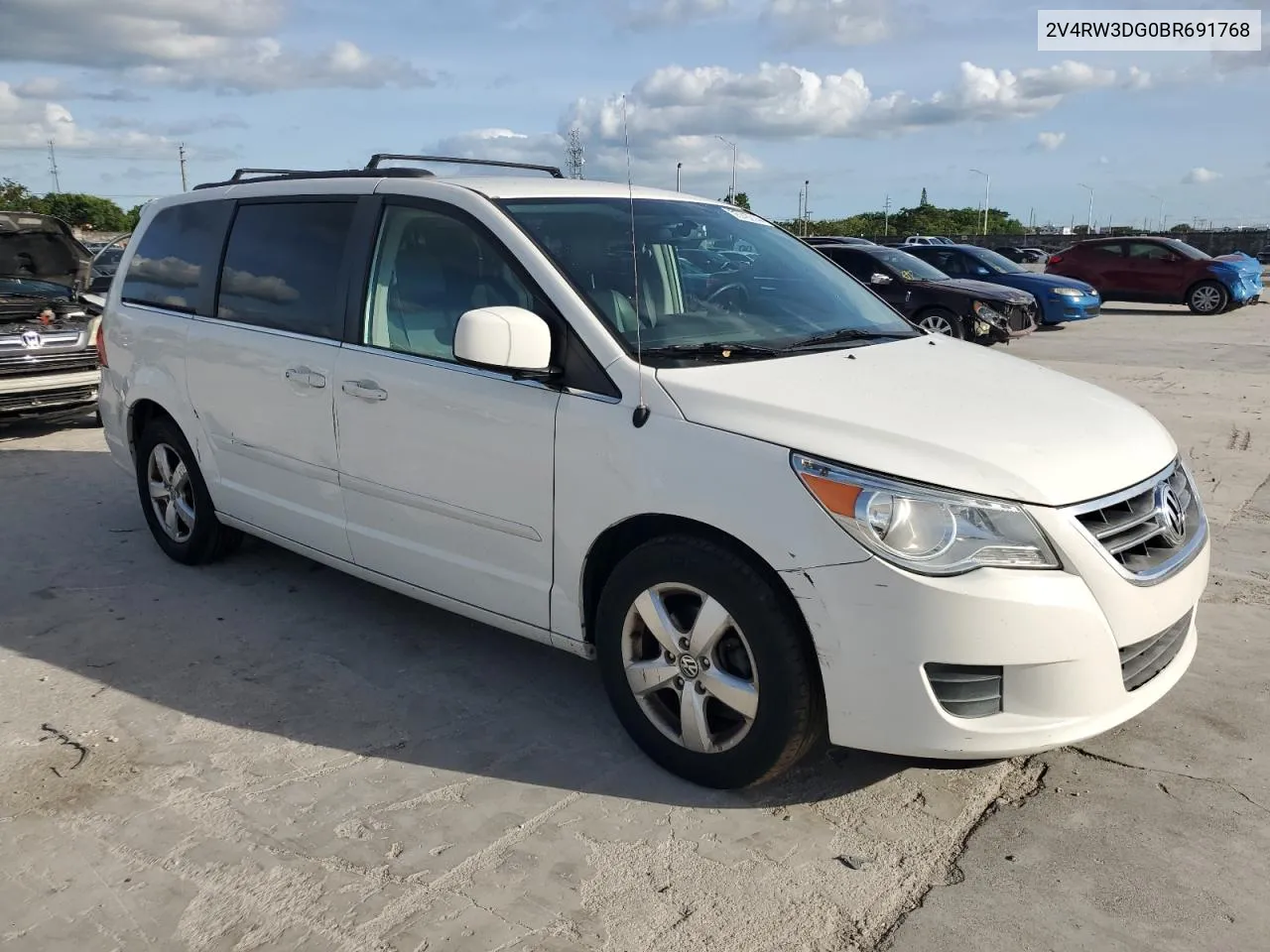 2011 Volkswagen Routan Se VIN: 2V4RW3DG0BR691768 Lot: 75745714