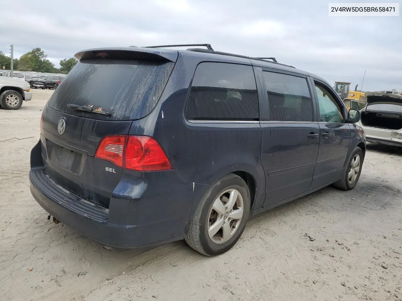 2011 Volkswagen Routan Sel VIN: 2V4RW5DG5BR658471 Lot: 79144184