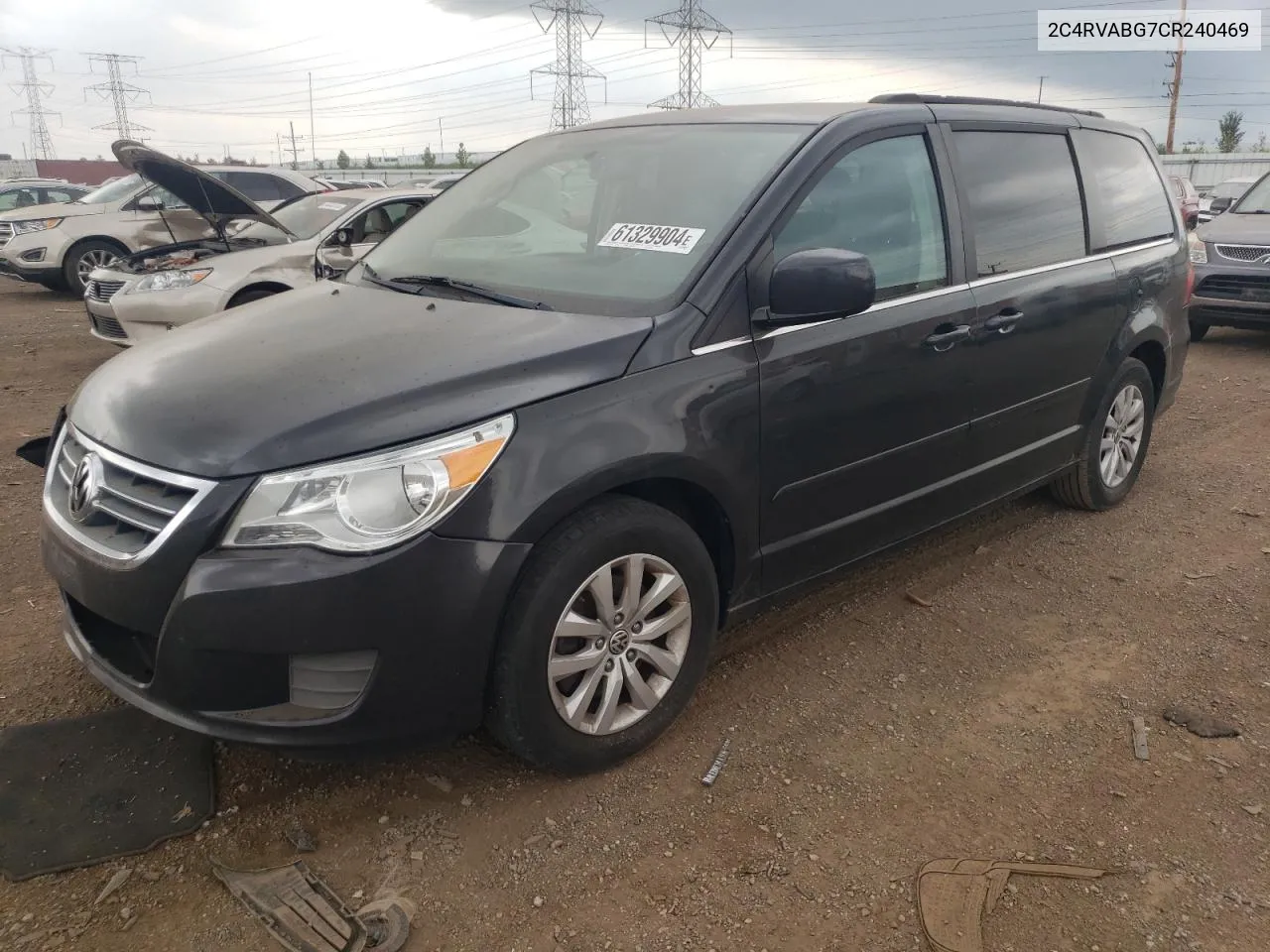 2012 Volkswagen Routan Se VIN: 2C4RVABG7CR240469 Lot: 61329904