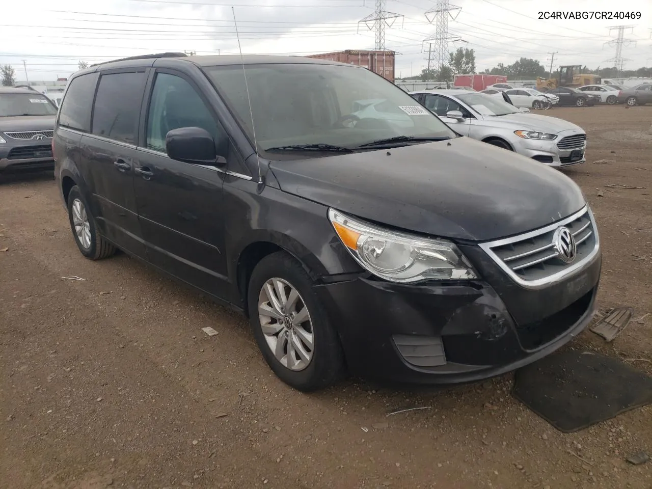 2012 Volkswagen Routan Se VIN: 2C4RVABG7CR240469 Lot: 61329904