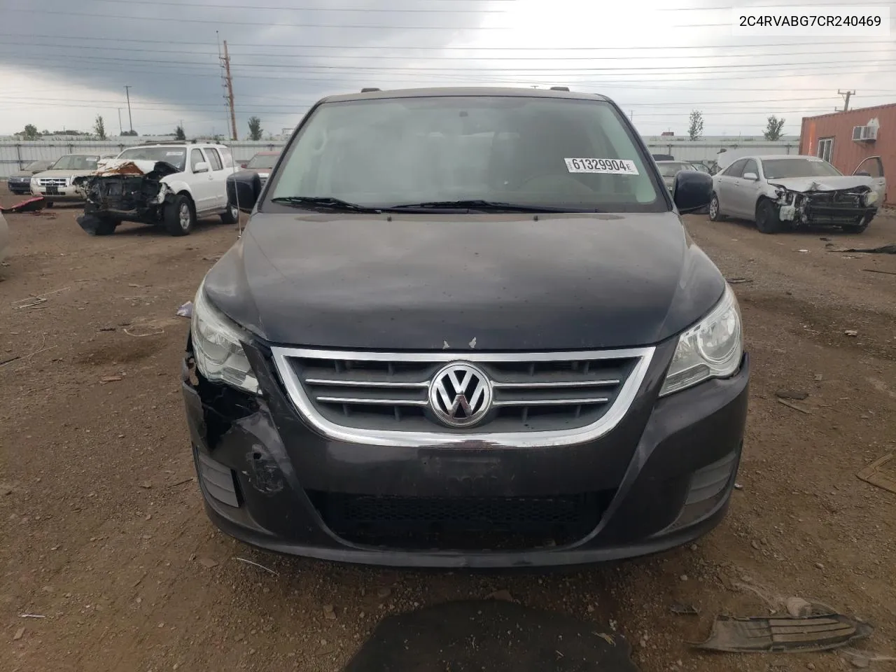 2012 Volkswagen Routan Se VIN: 2C4RVABG7CR240469 Lot: 61329904