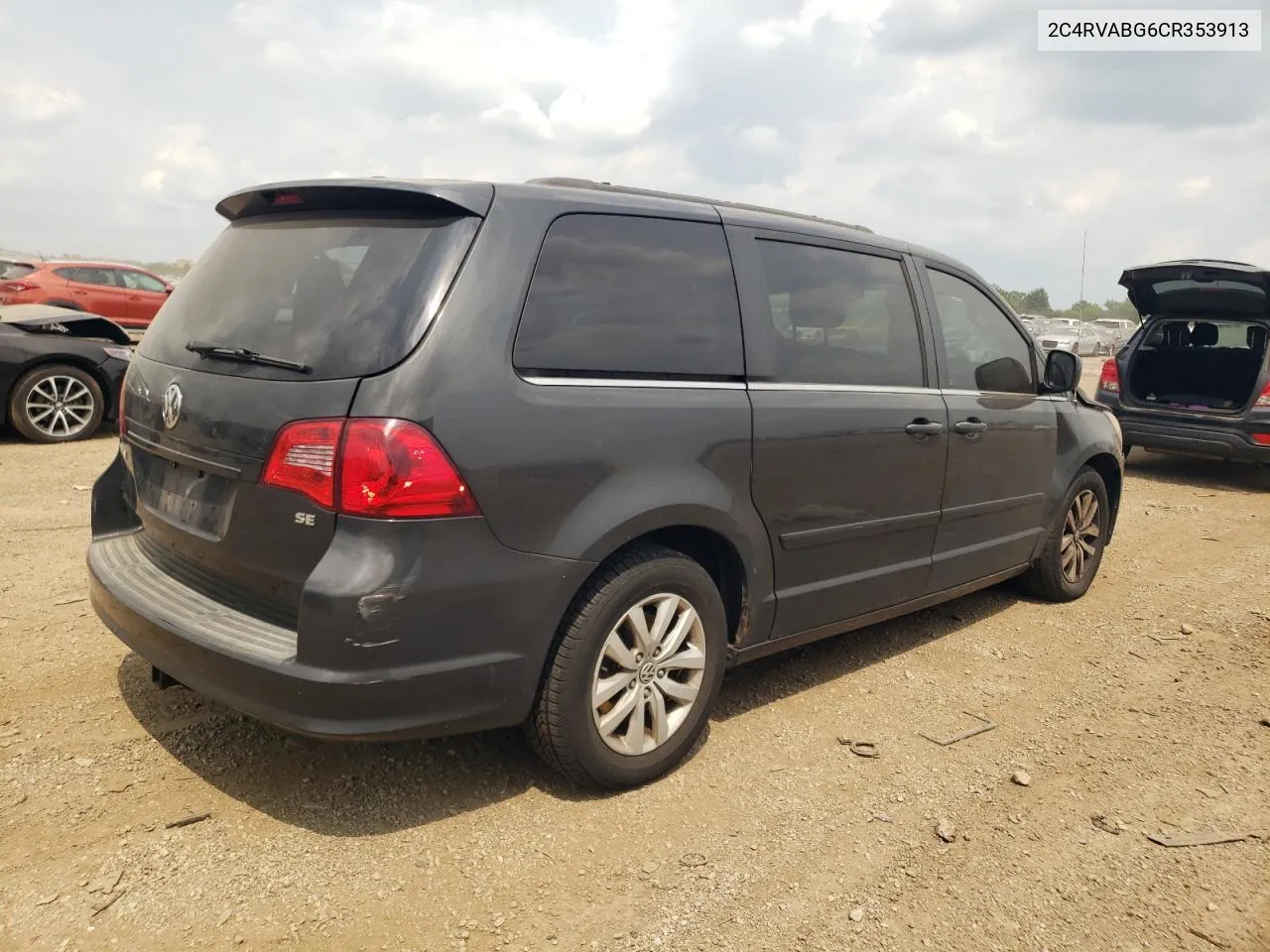 2012 Volkswagen Routan Se VIN: 2C4RVABG6CR353913 Lot: 63111274