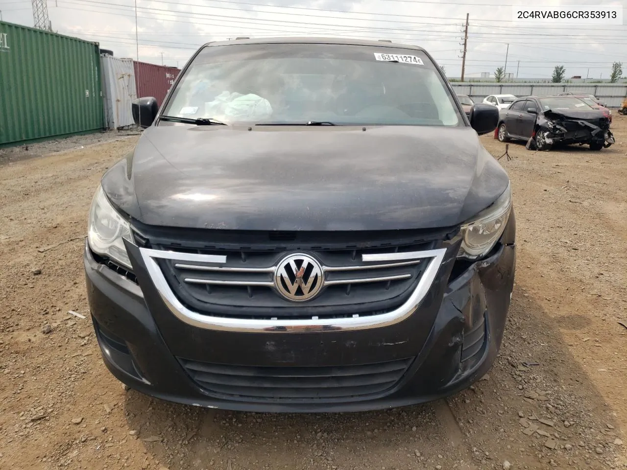 2012 Volkswagen Routan Se VIN: 2C4RVABG6CR353913 Lot: 63111274