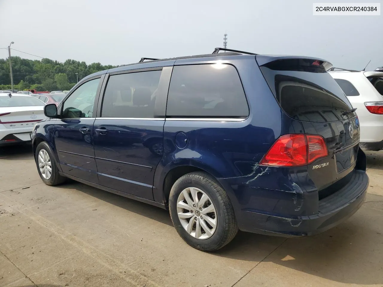 2012 Volkswagen Routan Se VIN: 2C4RVABGXCR240384 Lot: 64505534