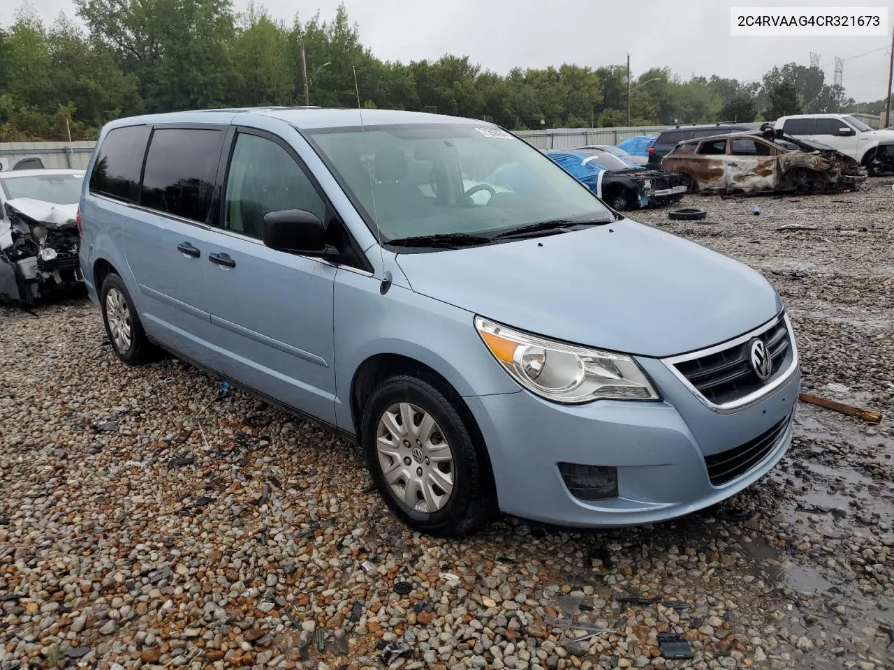 2012 Volkswagen Routan S VIN: 2C4RVAAG4CR321673 Lot: 71280464