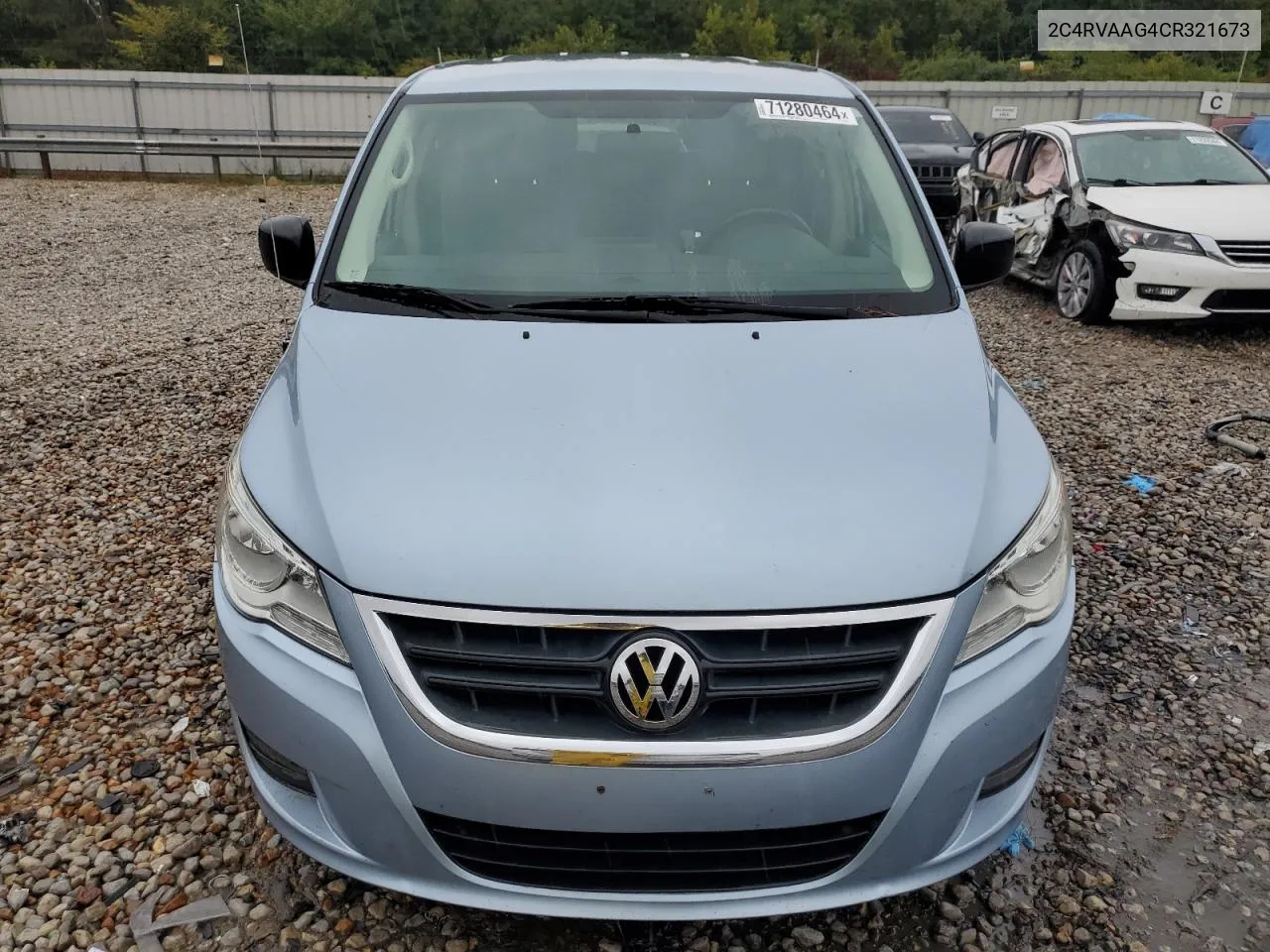 2012 Volkswagen Routan S VIN: 2C4RVAAG4CR321673 Lot: 71280464