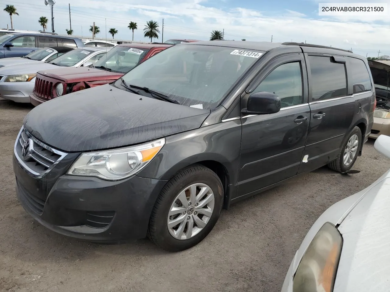 2012 Volkswagen Routan Se VIN: 2C4RVABG8CR321500 Lot: 74371314