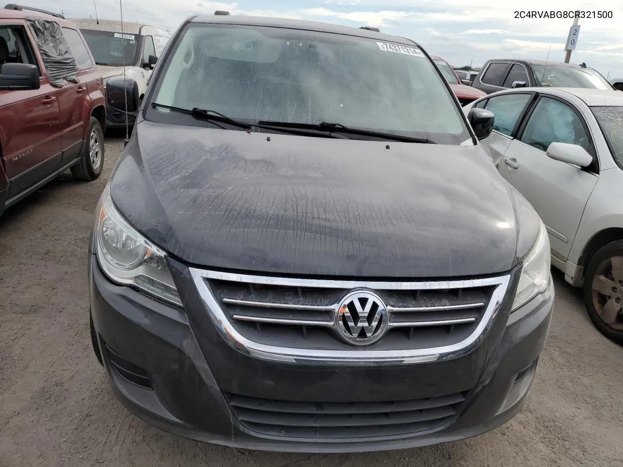 2012 Volkswagen Routan Se VIN: 2C4RVABG8CR321500 Lot: 74371314