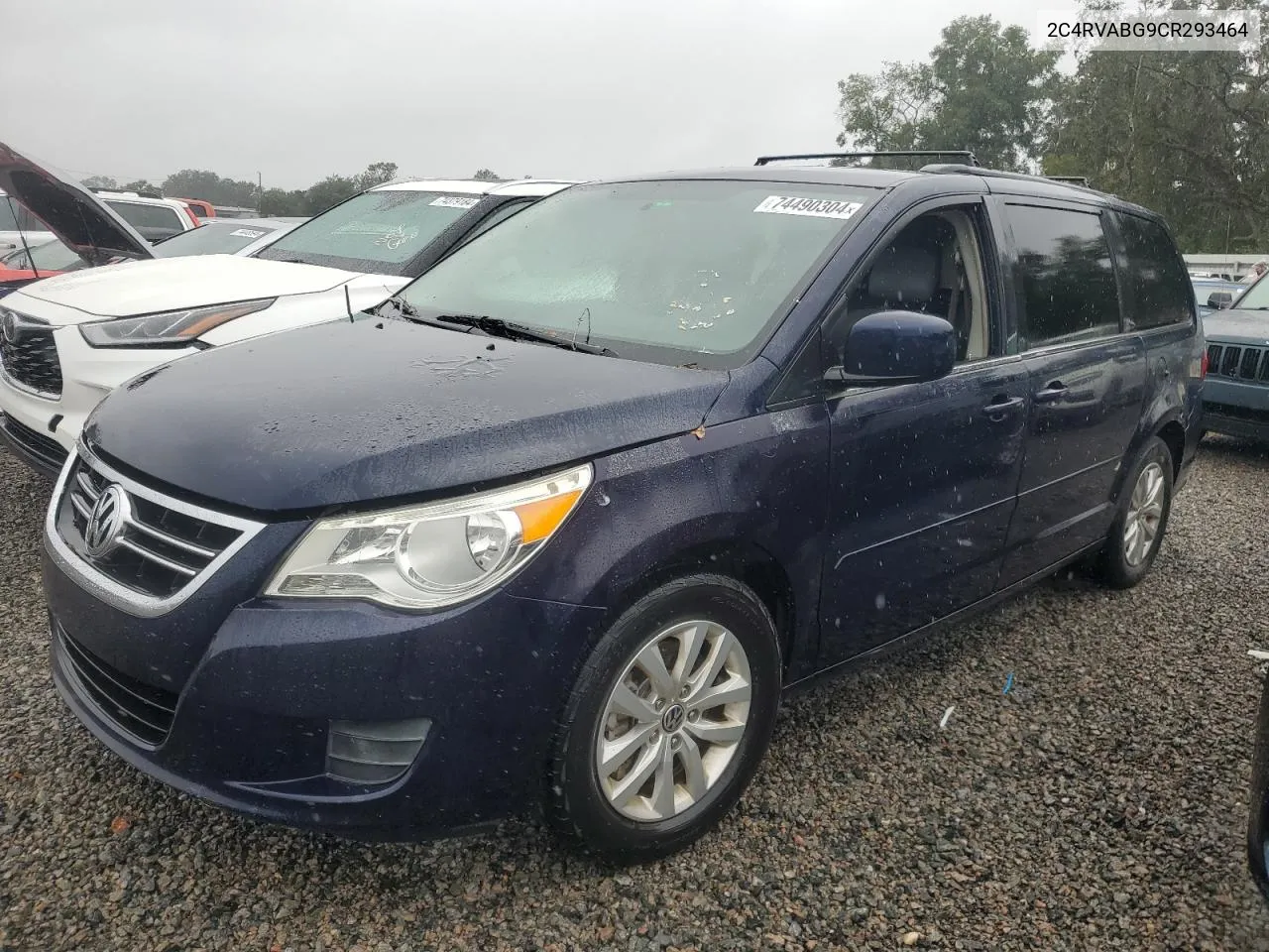 2012 Volkswagen Routan Se VIN: 2C4RVABG9CR293464 Lot: 74490304