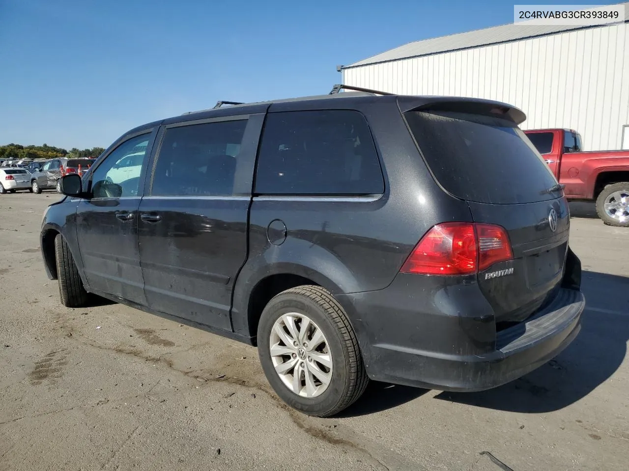 2012 Volkswagen Routan Se VIN: 2C4RVABG3CR393849 Lot: 74524694