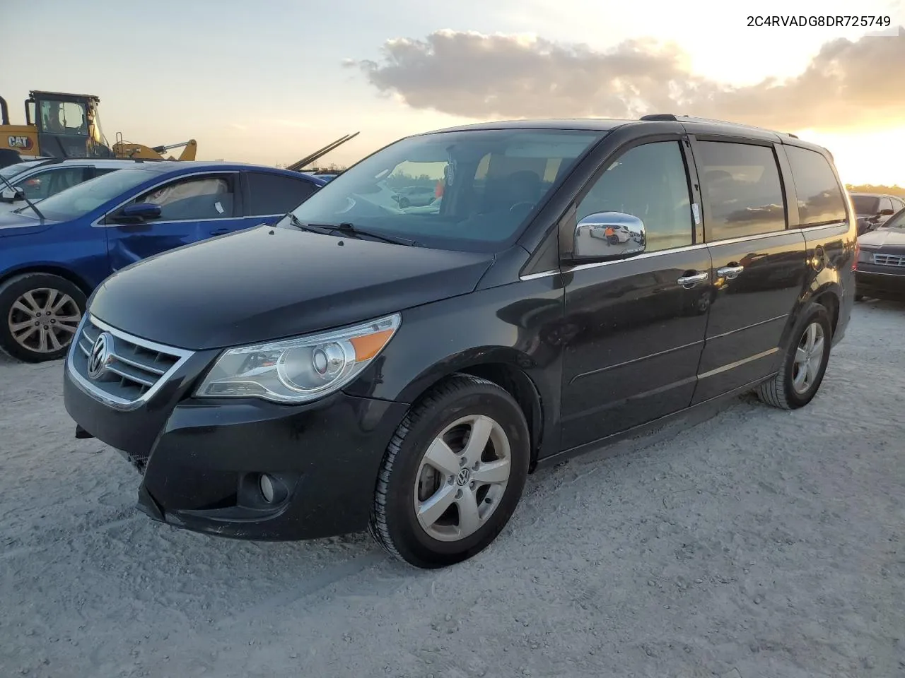 2013 Volkswagen Routan Sel Premium VIN: 2C4RVADG8DR725749 Lot: 77624324