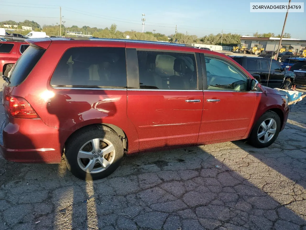 2C4RVADG4ER134769 2014 Volkswagen Routan Sel Premium