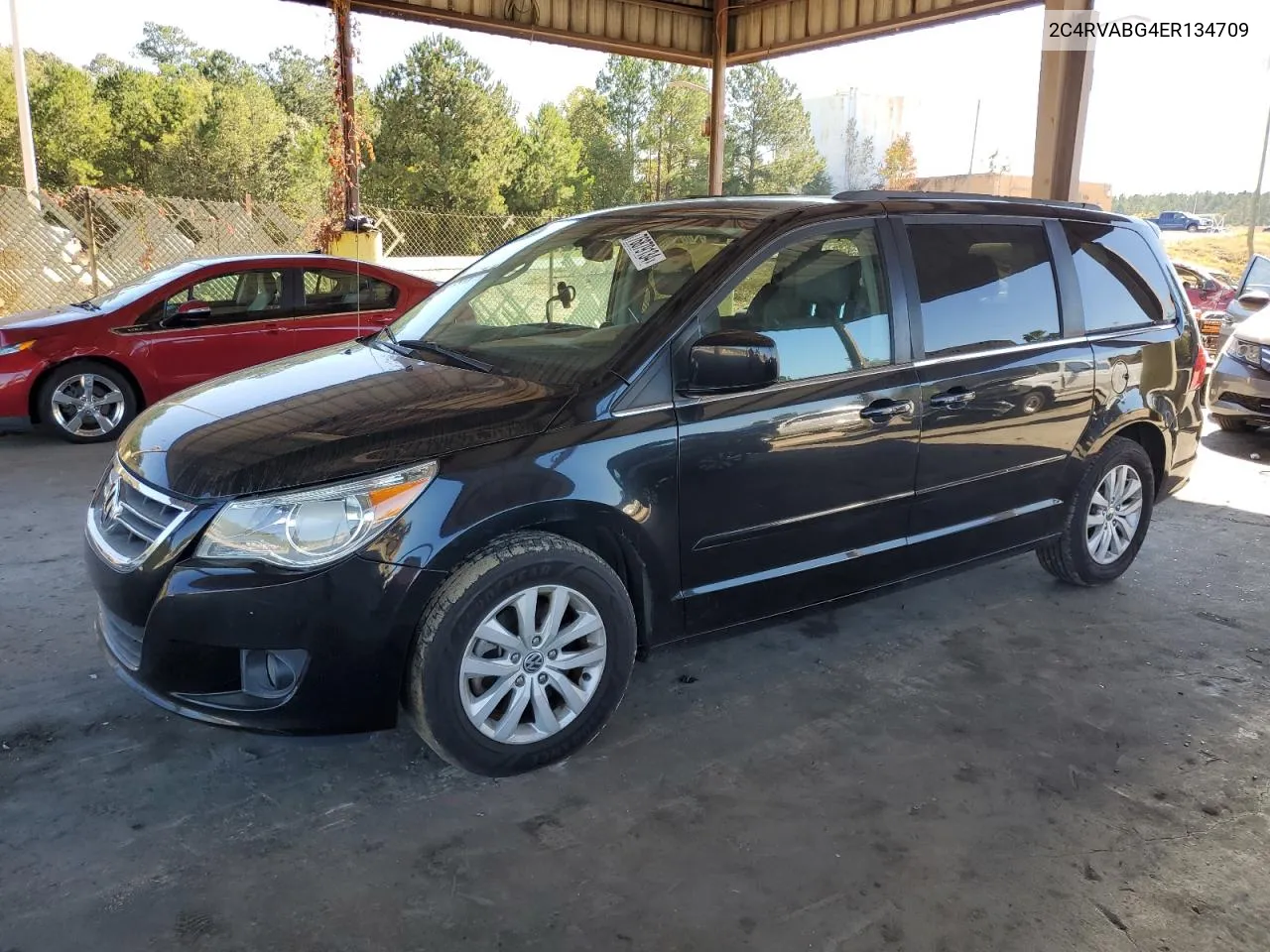 2014 Volkswagen Routan Se VIN: 2C4RVABG4ER134709 Lot: 76879134