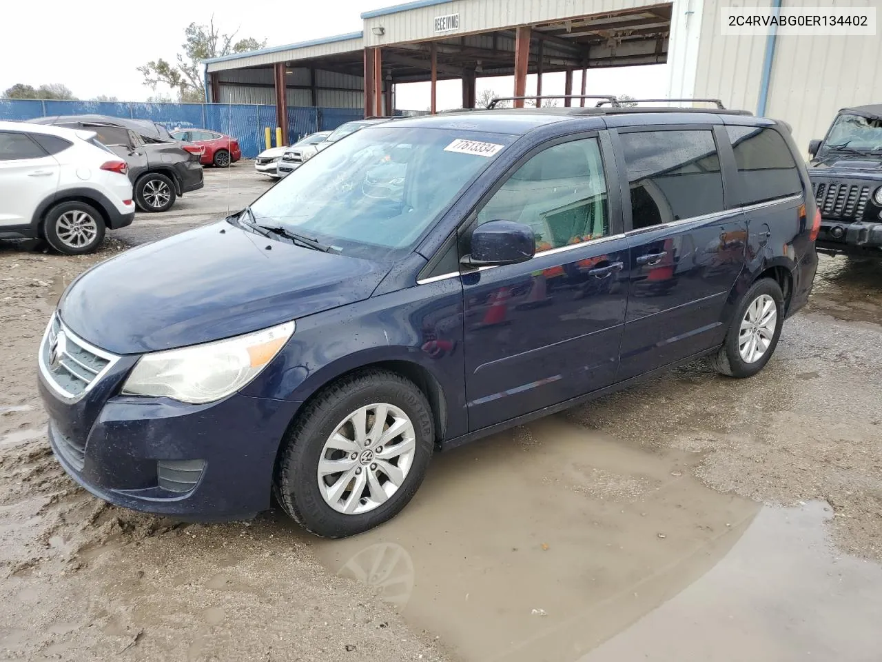 2014 Volkswagen Routan Se VIN: 2C4RVABG0ER134402 Lot: 77613334