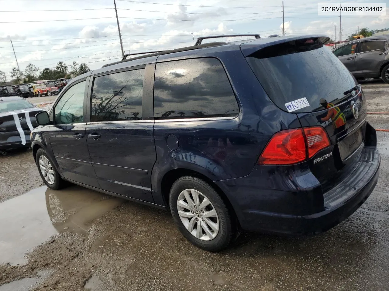 2C4RVABG0ER134402 2014 Volkswagen Routan Se