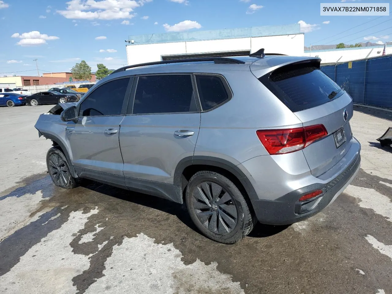 2022 Volkswagen Taos S VIN: 3VVAX7B22NM071858 Lot: 71552884