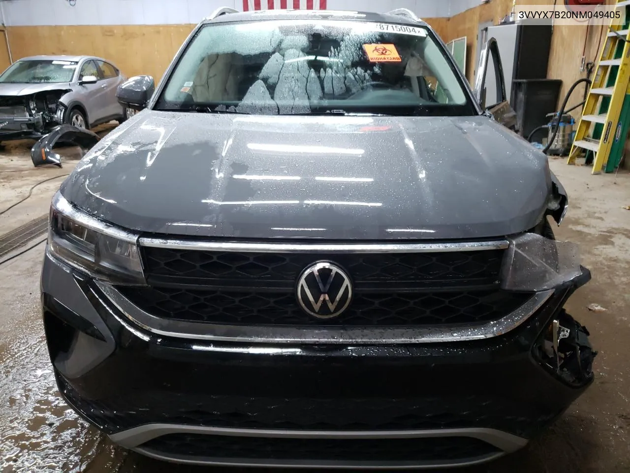 2022 Volkswagen Taos Se VIN: 3VVYX7B20NM049405 Lot: 78715004