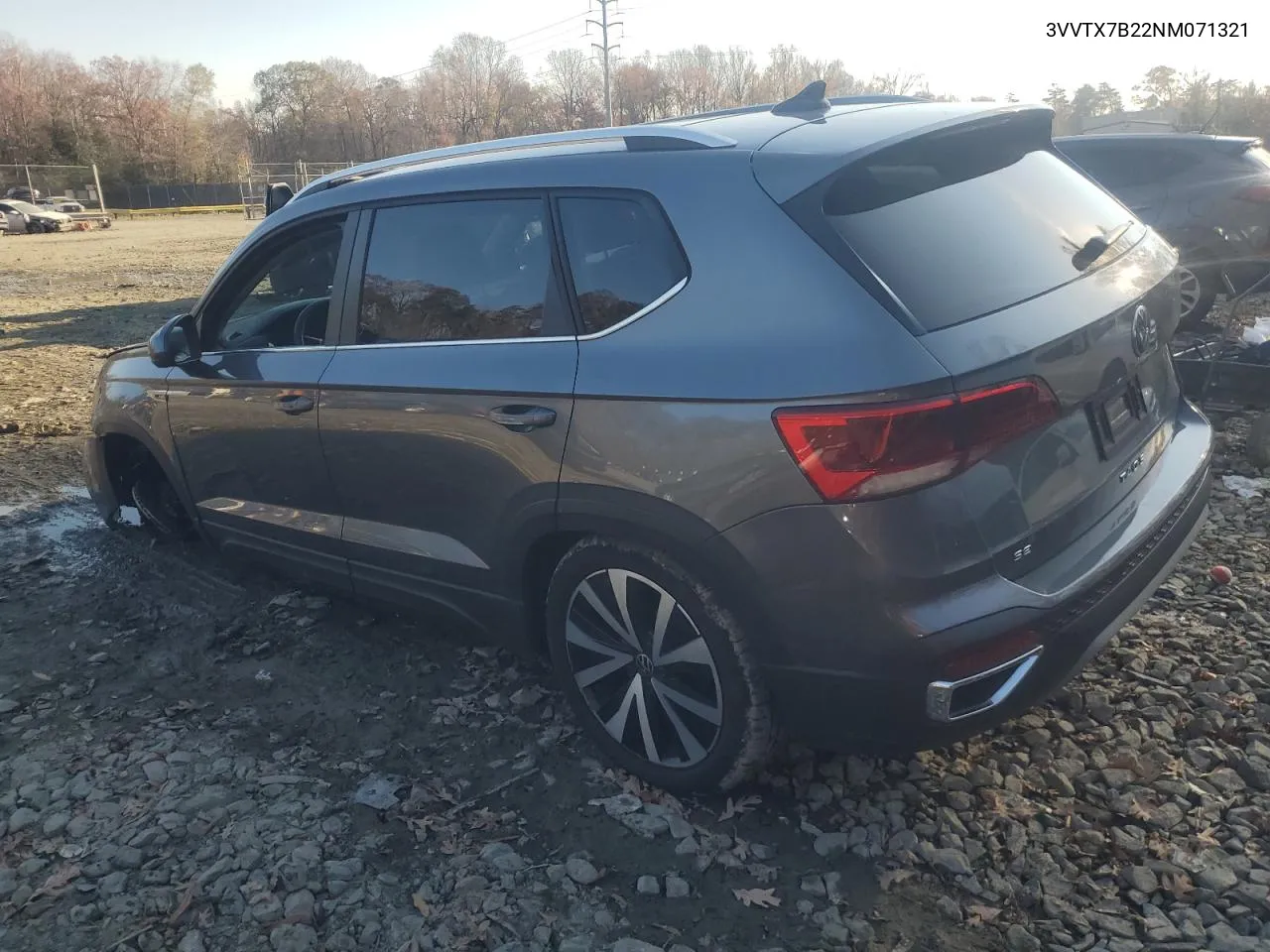 2022 Volkswagen Taos Se VIN: 3VVTX7B22NM071321 Lot: 81289744