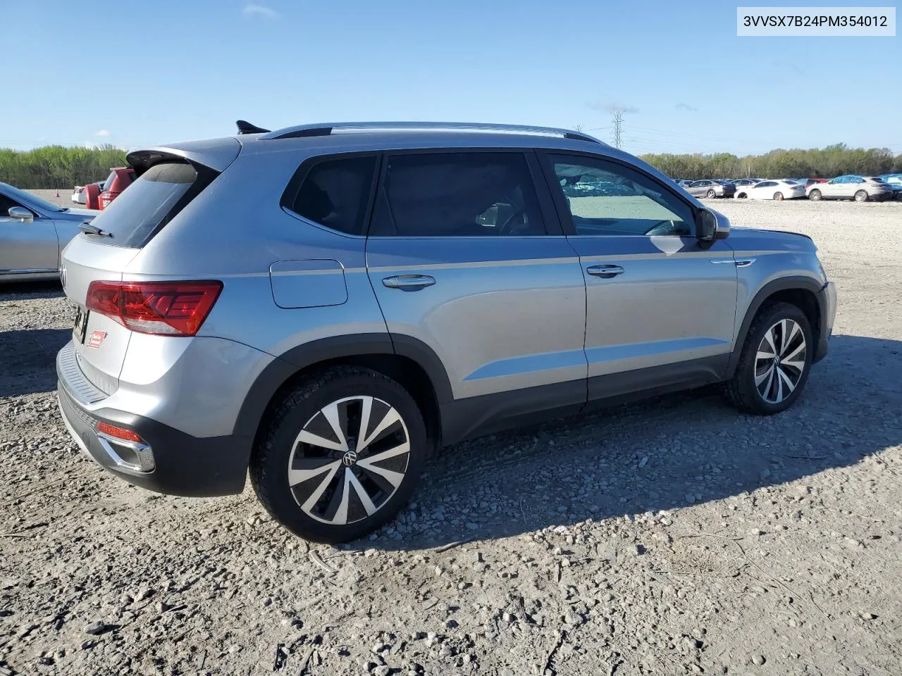 2023 Volkswagen Taos Se VIN: 3VVSX7B24PM354012 Lot: 48965034