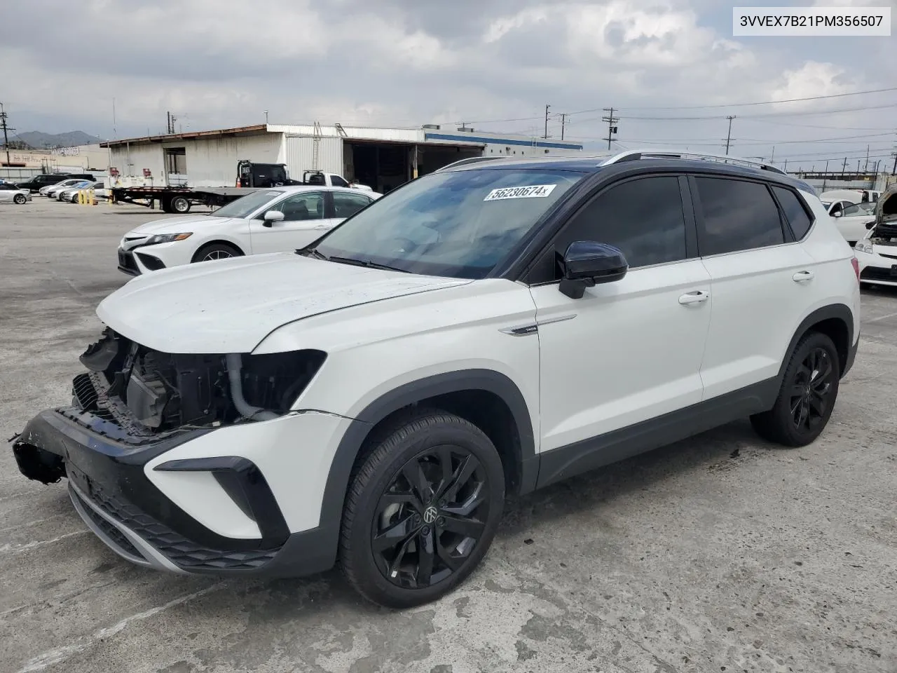 2023 Volkswagen Taos Se VIN: 3VVEX7B21PM356507 Lot: 56230674