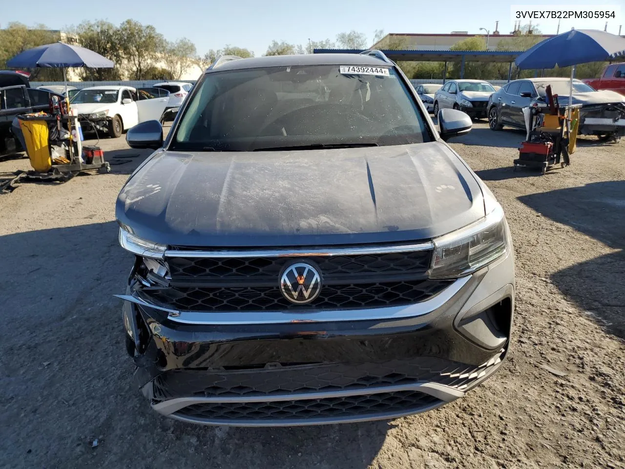 2023 Volkswagen Taos Se VIN: 3VVEX7B22PM305954 Lot: 74392444