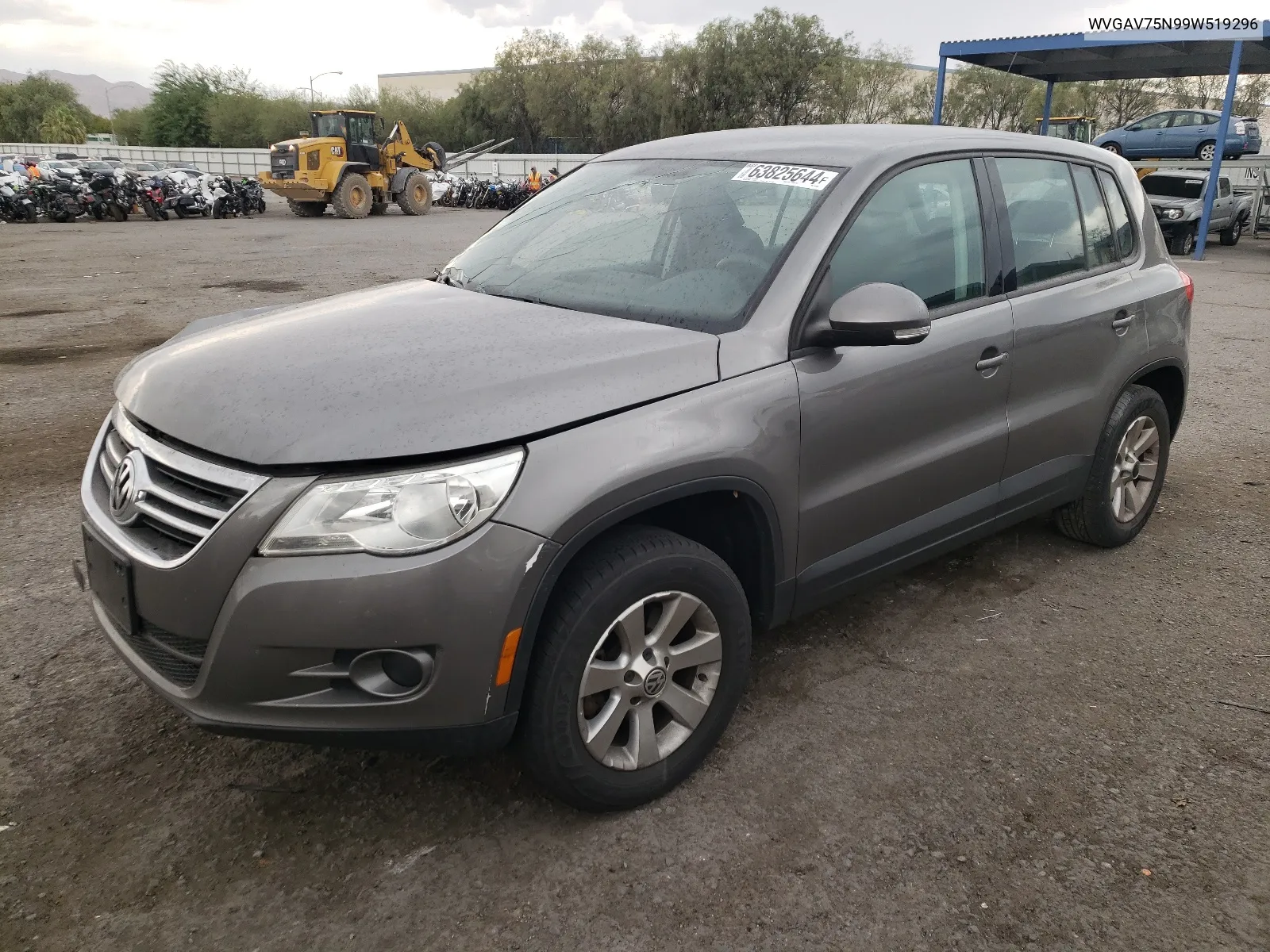 2009 Volkswagen Tiguan S VIN: WVGAV75N99W519296 Lot: 63825644