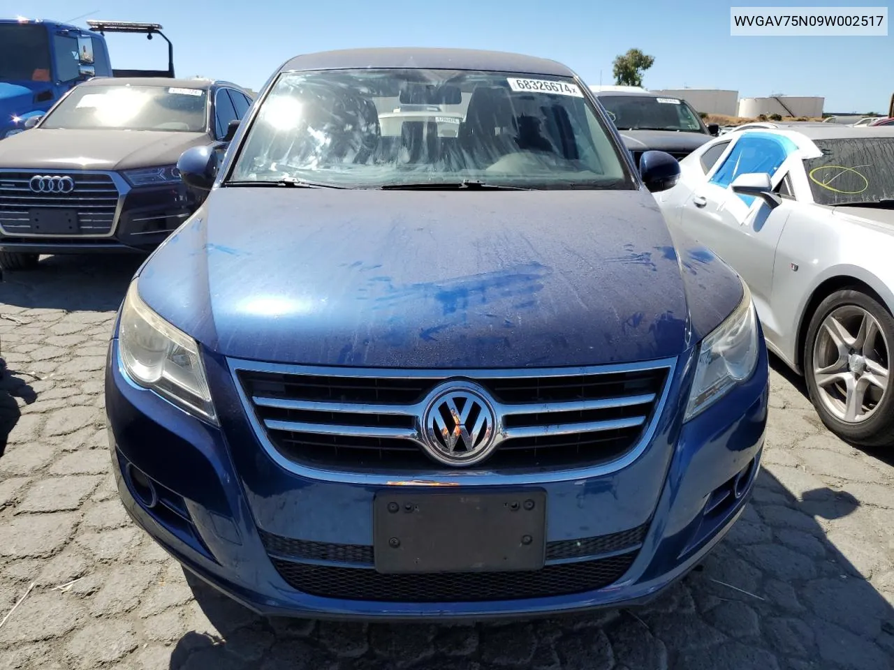 2009 Volkswagen Tiguan S VIN: WVGAV75N09W002517 Lot: 68326674