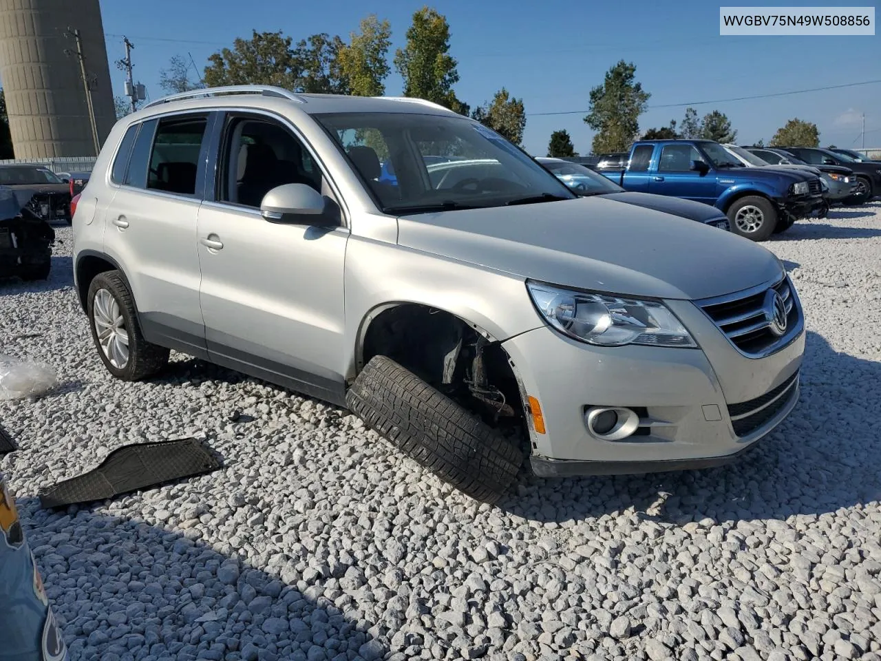 2009 Volkswagen Tiguan Se VIN: WVGBV75N49W508856 Lot: 71186614