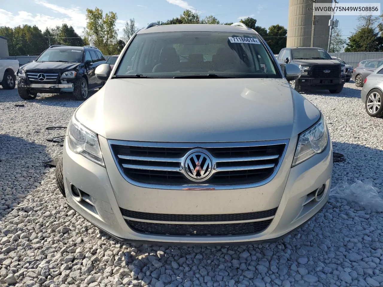 2009 Volkswagen Tiguan Se VIN: WVGBV75N49W508856 Lot: 71186614