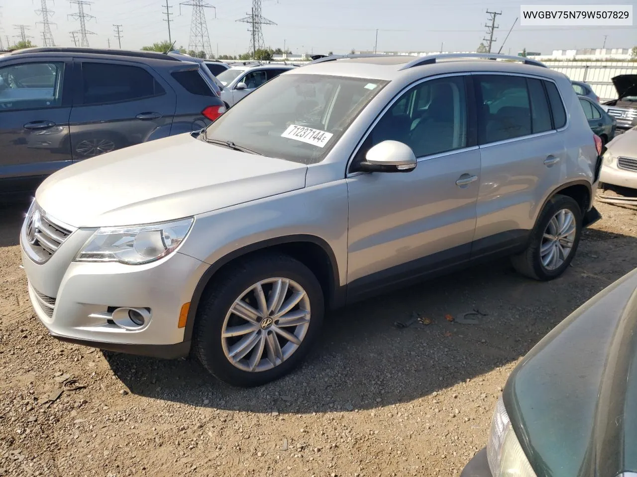 2009 Volkswagen Tiguan Se VIN: WVGBV75N79W507829 Lot: 71237144