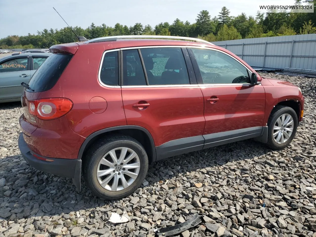 2009 Volkswagen Tiguan Se VIN: WVGBV95N29W513324 Lot: 72324754