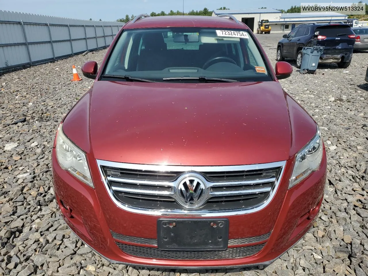 2009 Volkswagen Tiguan Se VIN: WVGBV95N29W513324 Lot: 72324754