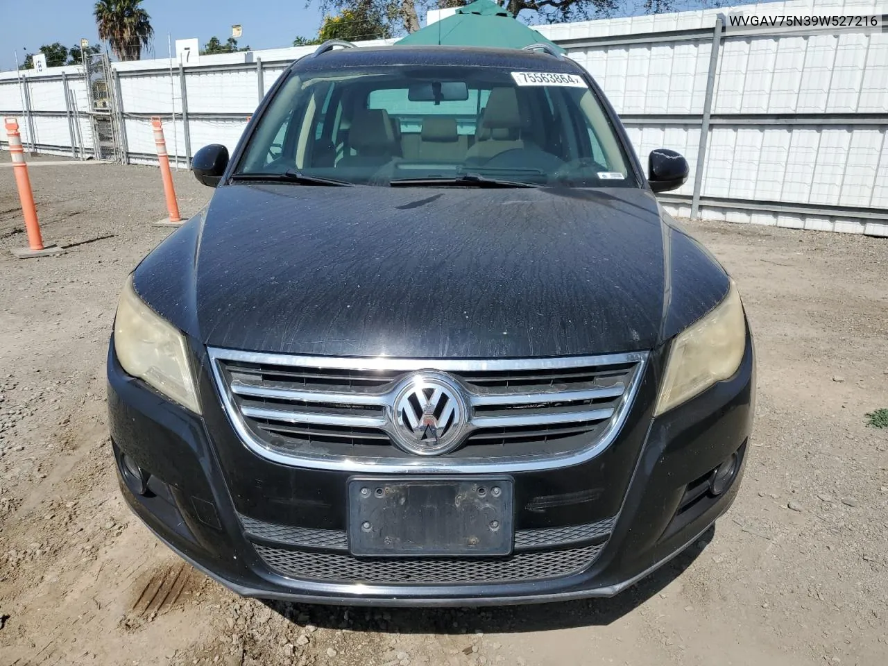 2009 Volkswagen Tiguan S VIN: WVGAV75N39W527216 Lot: 75563864