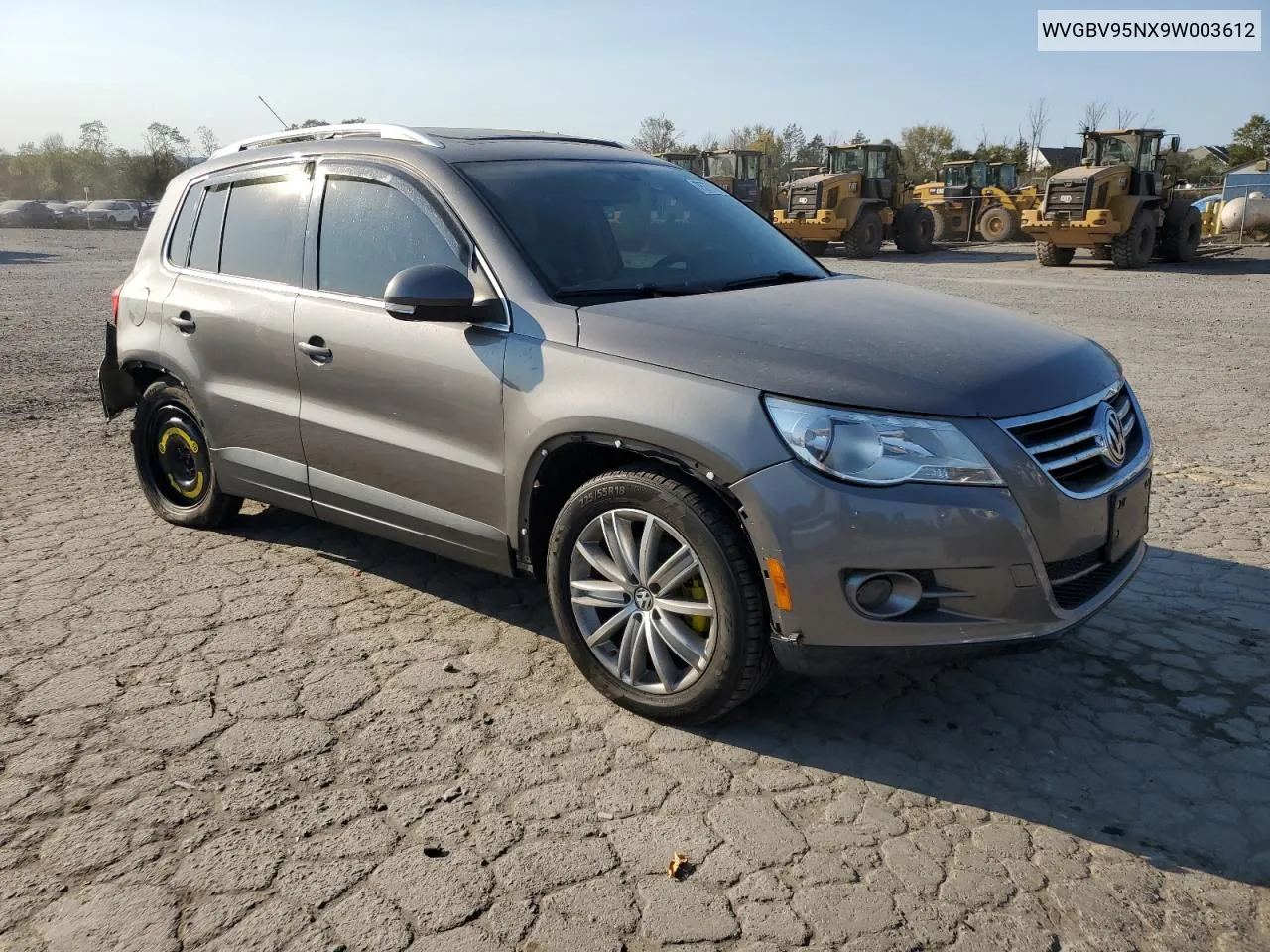 2009 Volkswagen Tiguan Se VIN: WVGBV95NX9W003612 Lot: 75771094