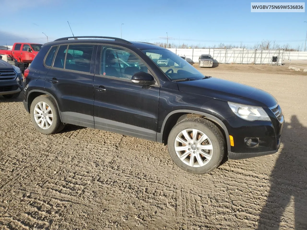 2009 Volkswagen Tiguan Se VIN: WVGBV75N69W536836 Lot: 76506604