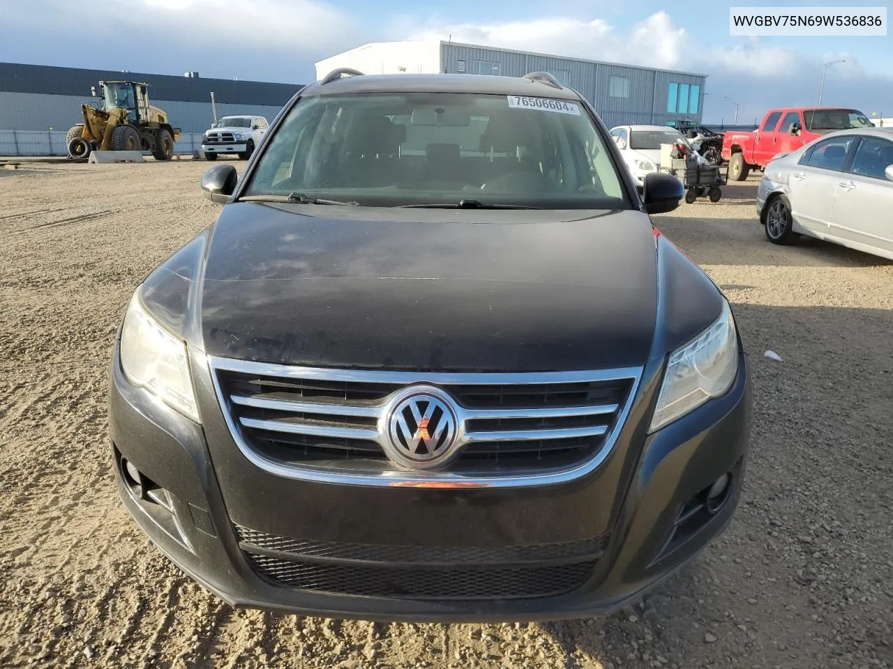 2009 Volkswagen Tiguan Se VIN: WVGBV75N69W536836 Lot: 76506604