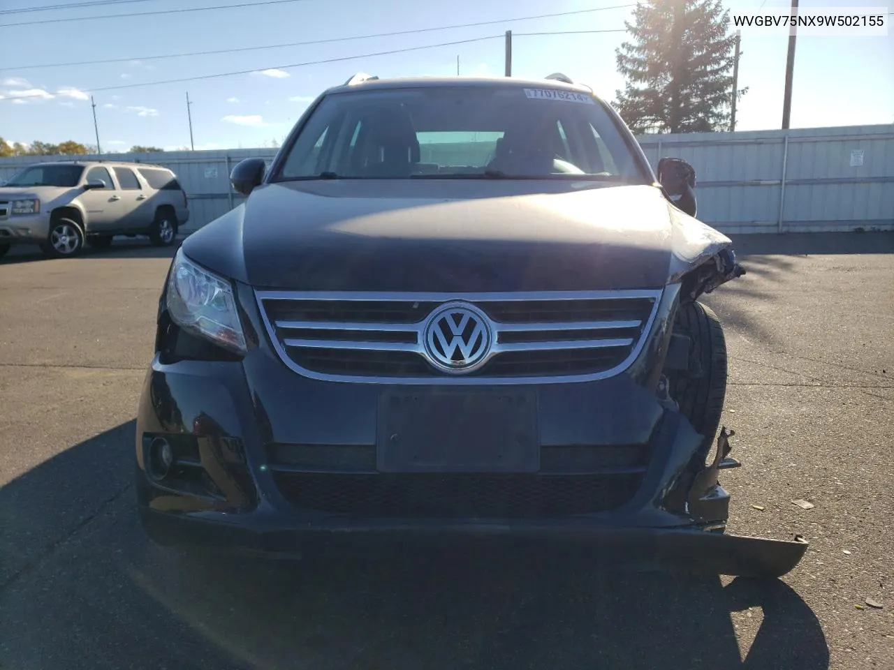 2009 Volkswagen Tiguan Se VIN: WVGBV75NX9W502155 Lot: 77076214