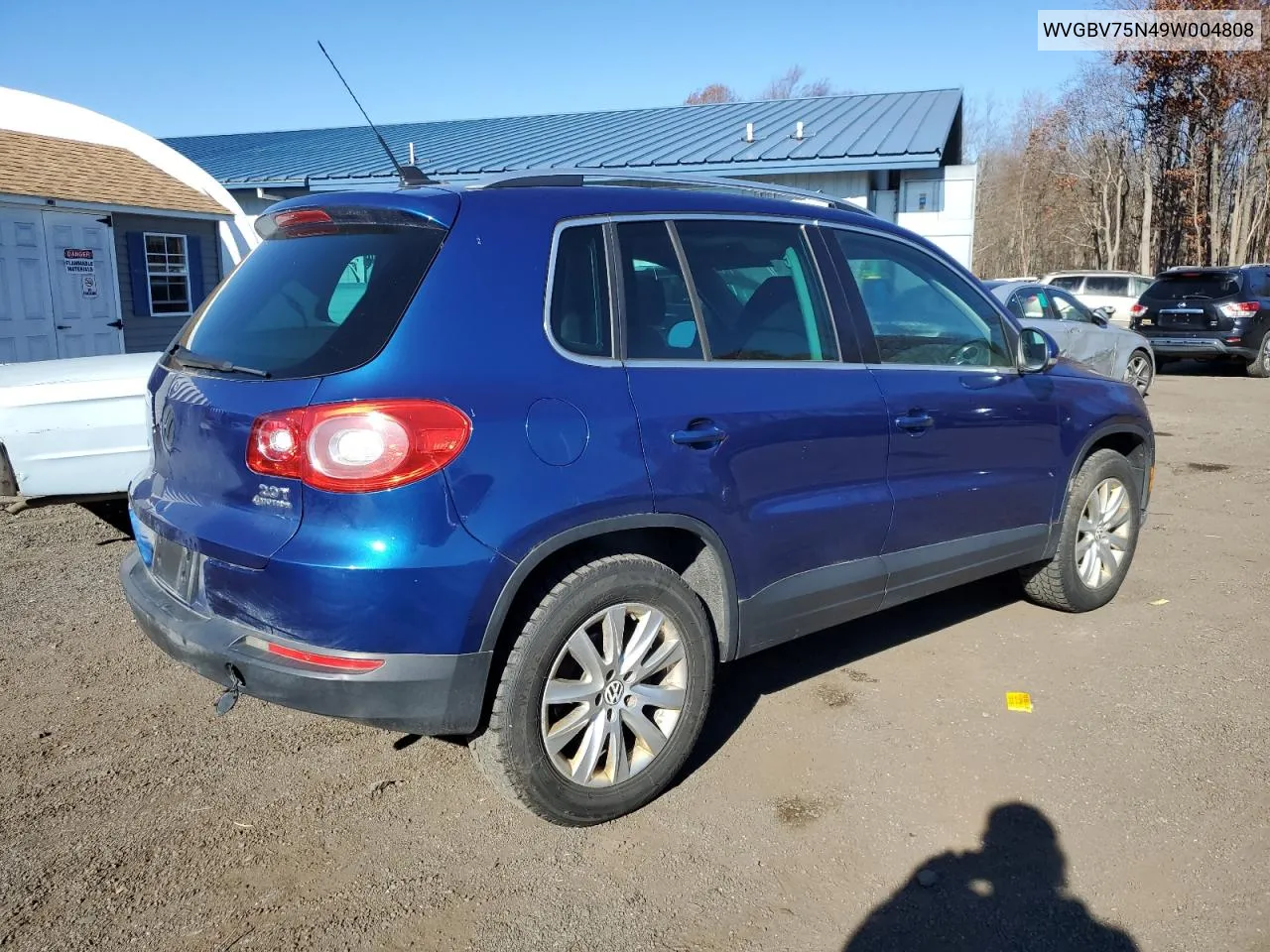 2009 Volkswagen Tiguan Se VIN: WVGBV75N49W004808 Lot: 79886834