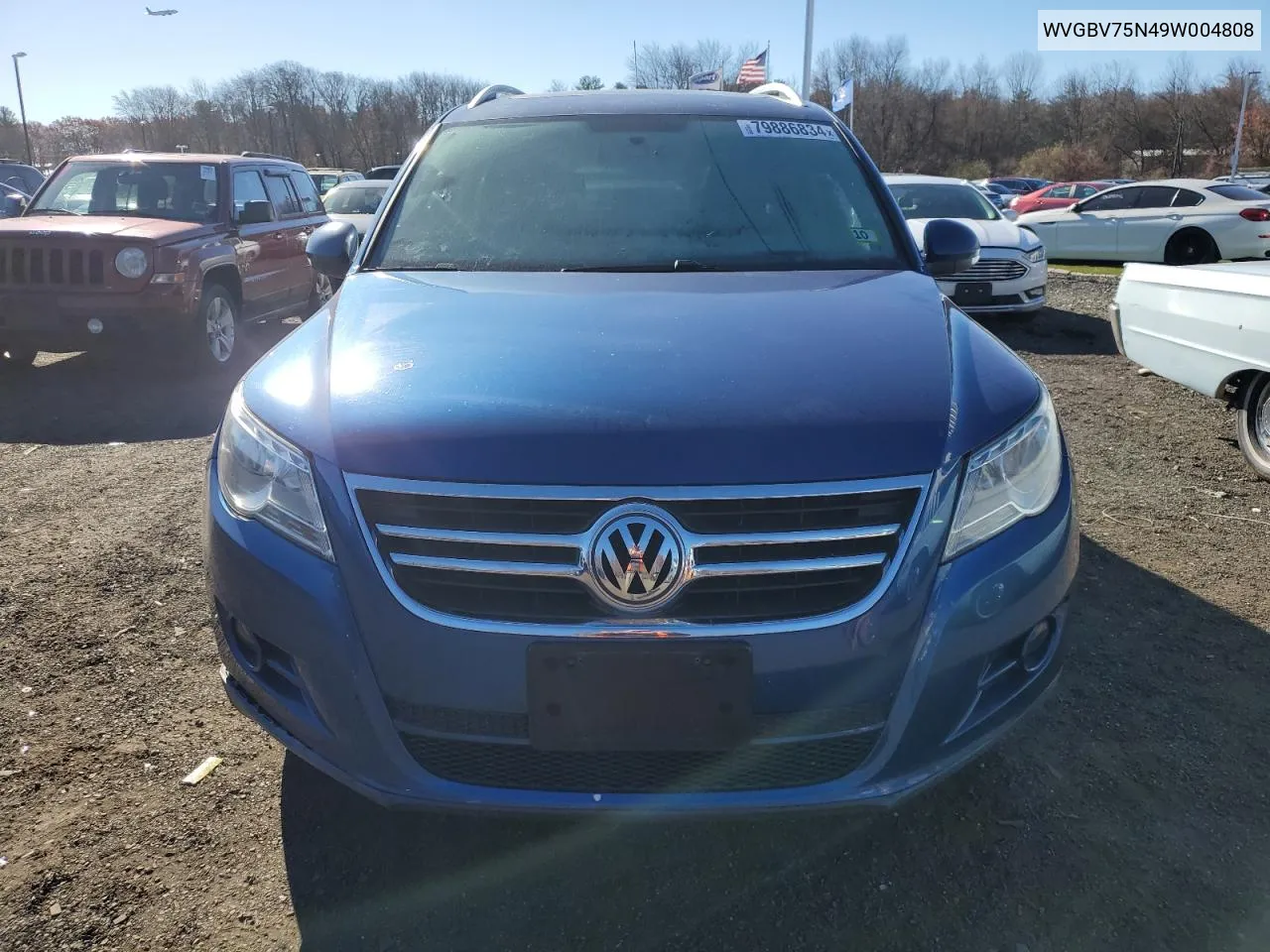 2009 Volkswagen Tiguan Se VIN: WVGBV75N49W004808 Lot: 79886834