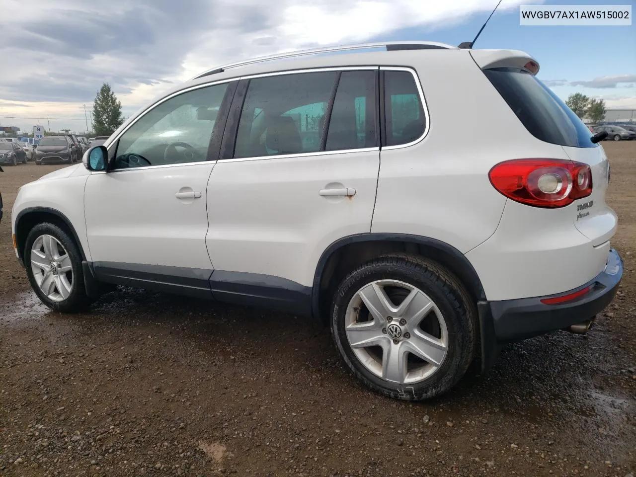 WVGBV7AX1AW515002 2010 Volkswagen Tiguan Se